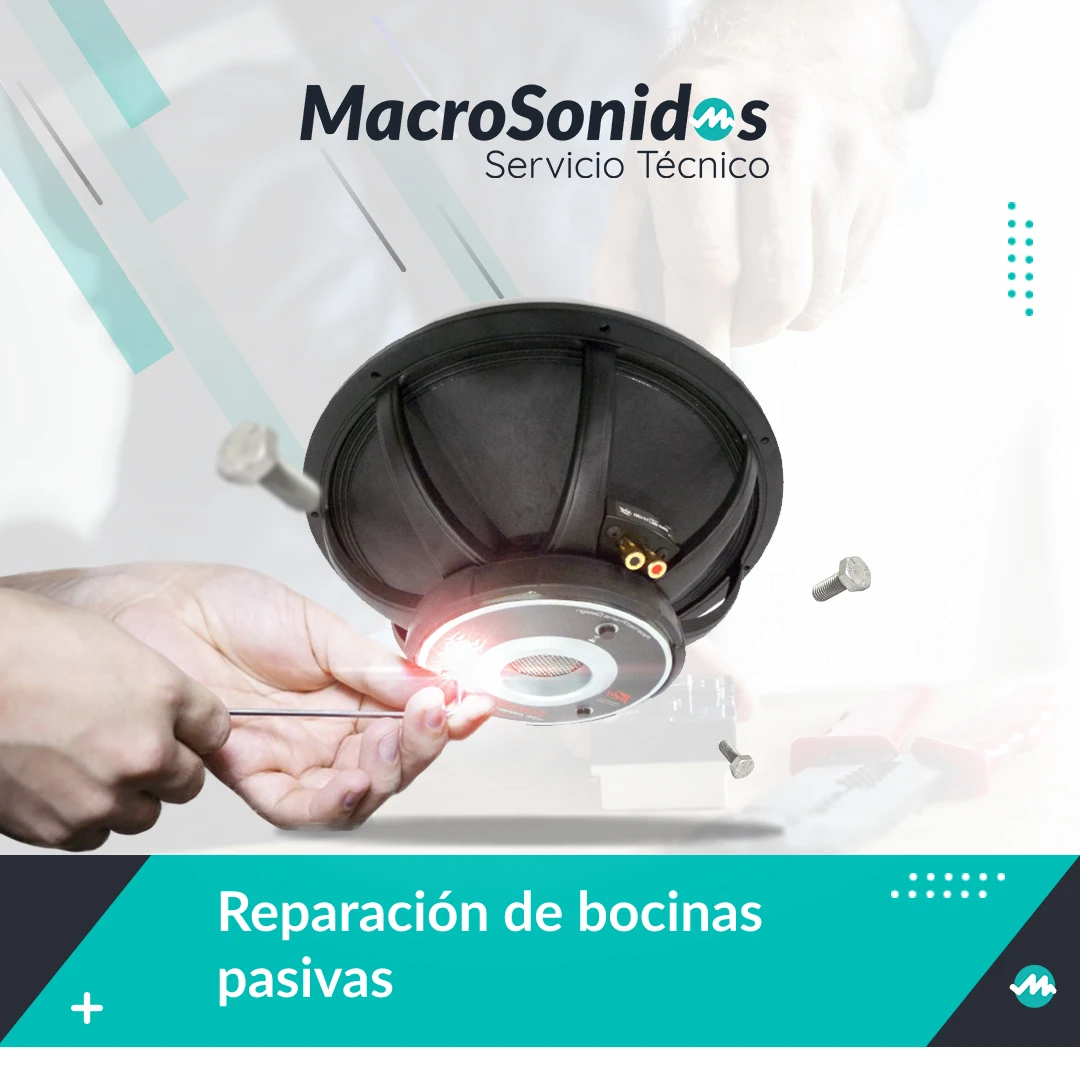 reparación de bocinas pasivas