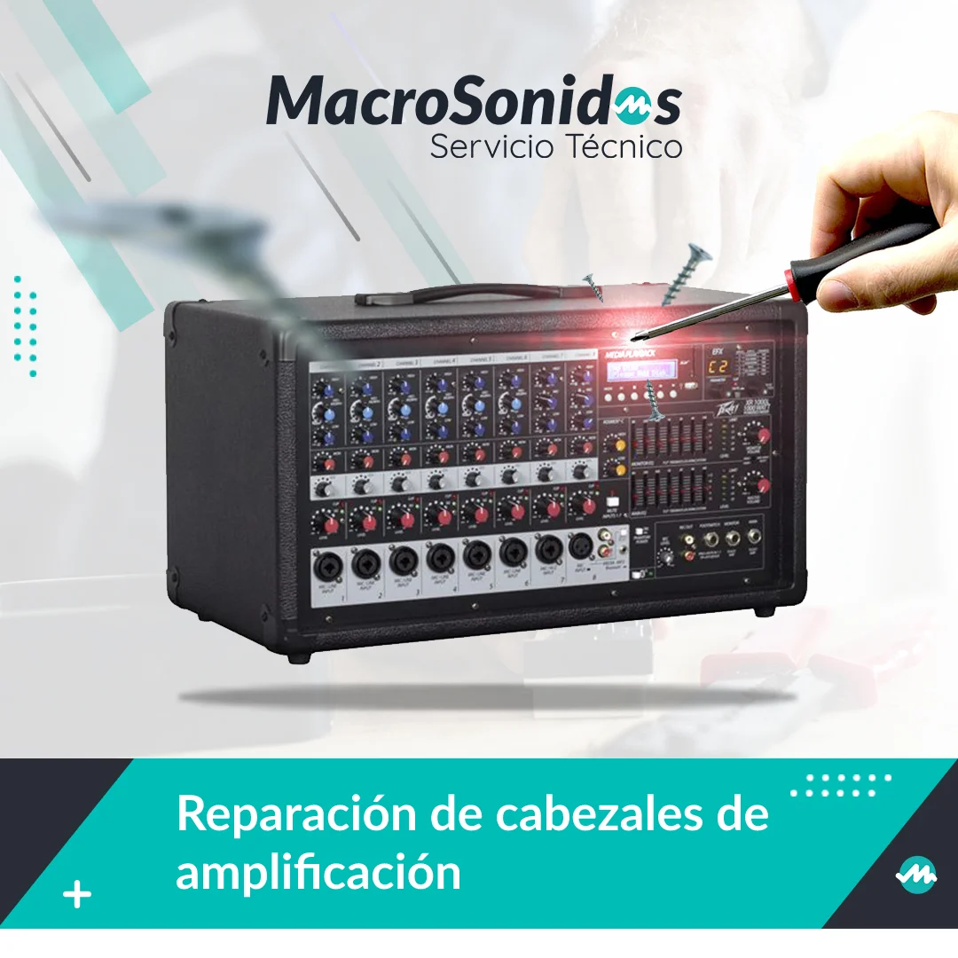 reparación de cabezales de amplificación