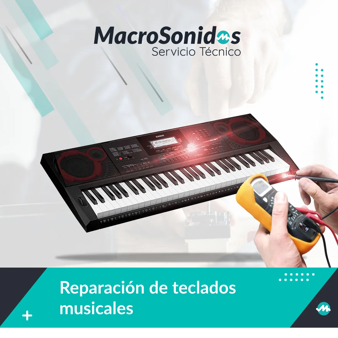 reparación de teclados musicales